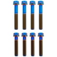 thumbnail image 1 of Tusk Titanium Triple Clamp Bolt Kit Fcty. Triple Clamp Burnt Blue for Husqvarna Fx 350 Heritage 2023,2025, 1 of 2