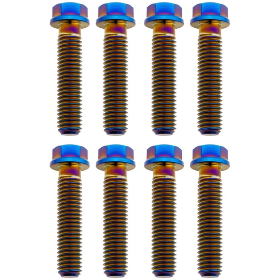 Tusk Titanium Triple Clamp Bolt Kit Luxon Triple Clamp Burnt Blue For GASGAS EC 300 GP (Fuel Injected) 2025-2026