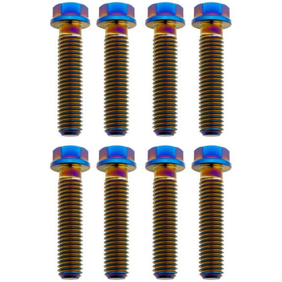 Tusk Titanium Triple Clamp Bolt Kit Luxon Triple Clamp Burnt Blue for Ktm 300 Xc-W (FI.) 2019-2025