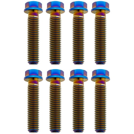 Tusk Titanium Triple Clamp Bolt Kit Luxon Triple Clamp Burnt Blue