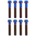 thumbnail image 1 of Tusk Titanium Triple Clamp Bolt Kit Ride Engineering Triple Clamp Burnt Blue for Ktm 500 Xw-F 2024, 1 of 2