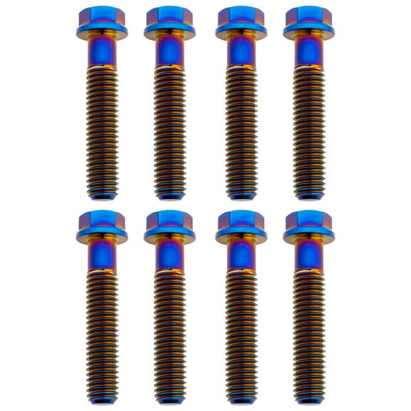 Tusk Titanium Triple Clamp Bolt Kit X-Trig Triple Clamp Burnt Blue for Gas-Gas Ex 250 (FI.) 2022-25