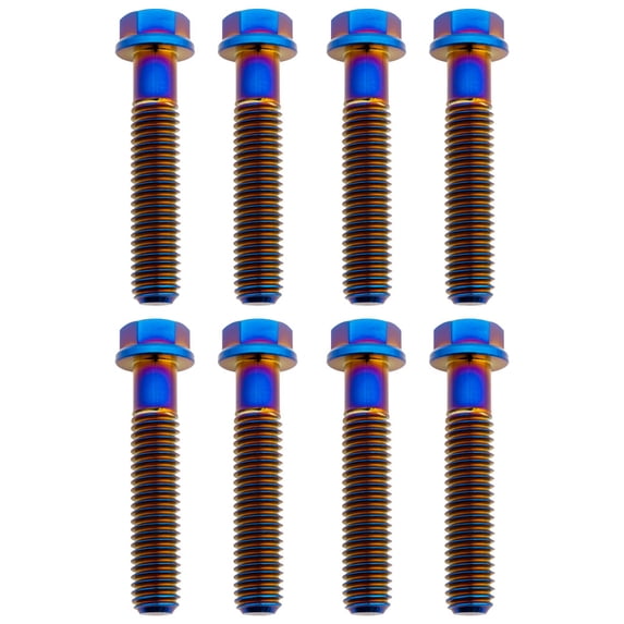 Tusk Titanium Triple Clamp Bolt Kit X-Trig Triple Clamp Burnt Blue for Gas-Gas Ex 250 (FI.) 2022-25