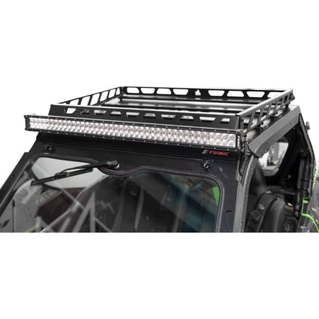 Tusk UTV Adventure Roof Rack Rack w/Profile Roof and V2 40 inch LT. Bar for Kawasaki Teryx KRX 1000 ES 2021