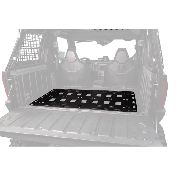 Tusk UTV Bed Cargo Rack Large Lower Black Powder Coated For Polaris XPEDITION XP 5 Premium 2024