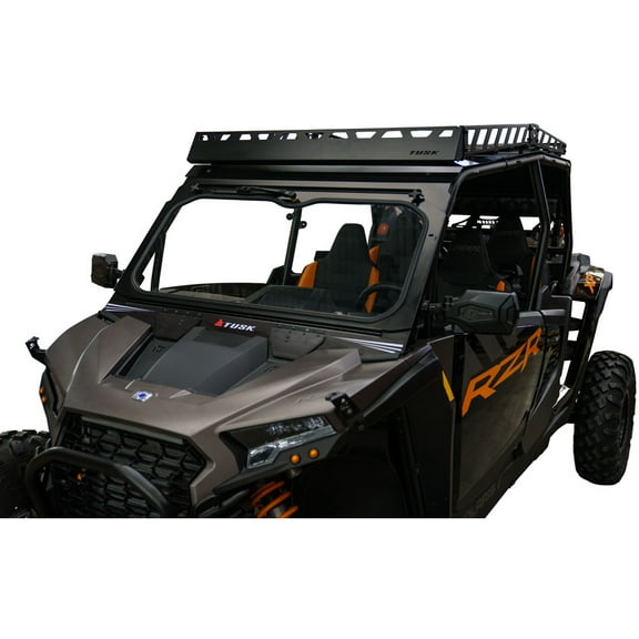 Tusk UTV Folding Glass Windshield with Windshield Wiper For Polaris RZR XP 1000 Premium 2024-2025