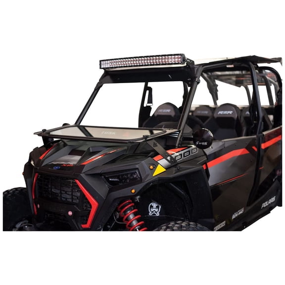 Tusk UTV Folding Glass Windshield with Windshield Wiper For Polaris RZR XP Turbo DYNAMIX Edition 2019