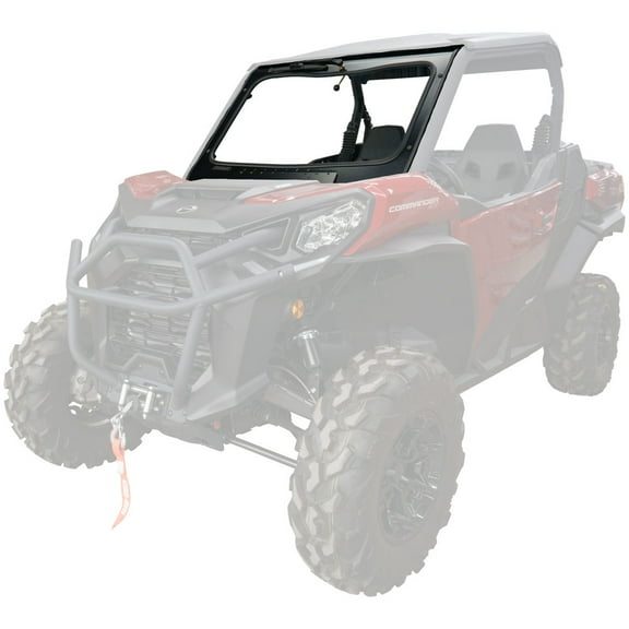 Tusk UTV Full Glass Windshield With Vent and 12" Windshield Wiper For Can-Am Maverick Sport 1000R DPS 2022-2025