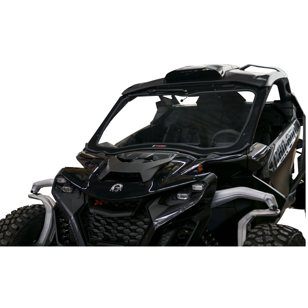 Tusk UTV Full Glass Windshield with 16" Windshield Wiper For Can-Am Maverick R X RS Smart-Shox 2024-2026