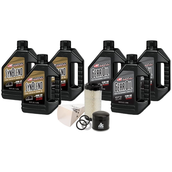 Tusk UTV Full Service Kit for Kawasaki Factory Air Filter Maxima Synthetic Blend 10W-40