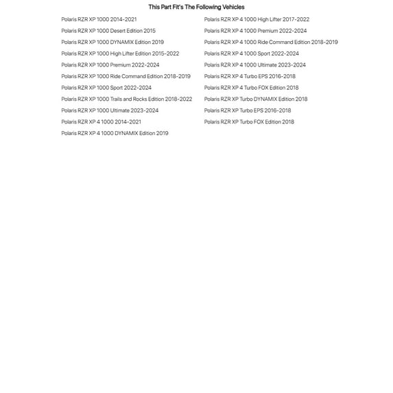 Tusk UTV Full Service Kit for Bel-Ray ATV & SXS Synthetic 5W-50 Tusk First Line UTV Air Filter for Polaris RZR XP 1000 Ride Command Edition 2018-2019