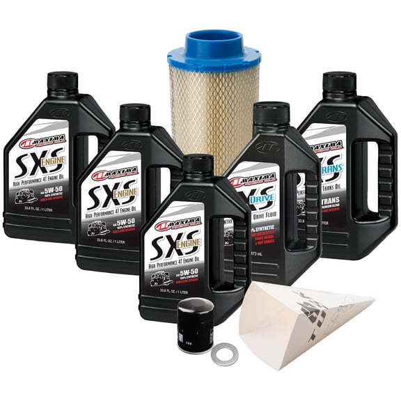 Tusk UTV Full Service Kit for Maxima SXS Synthetic 5W-50 Tusk Pro Defense Air Filter for Polaris RZR Turbo R Premium 2022-2024