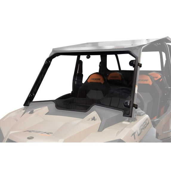 TUSK UTV Full View Glass Windshield with Windshield Wiper for Polaris RZR XP 1000 Dynamix Edition 2019