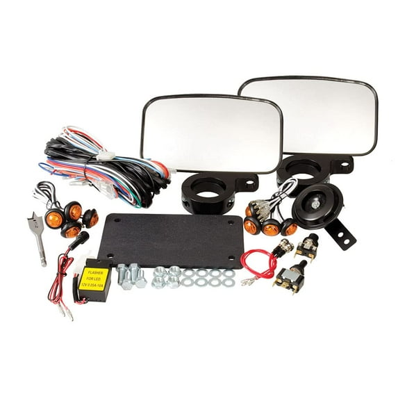 TUSK UTV Horn & Signal Kit - with Mirrors for CAN-AM Commander E 2014-2015