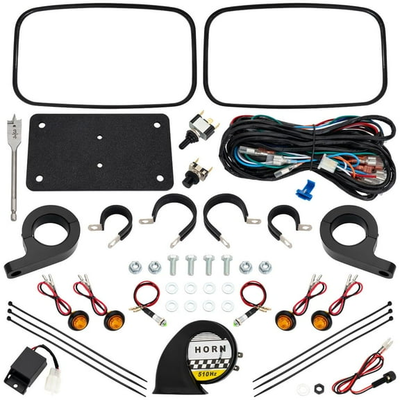 TUSK UTV Horn & Signal Kit - with Mirrors for Arctic Cat Prowler Pro Ranch Edition 2024