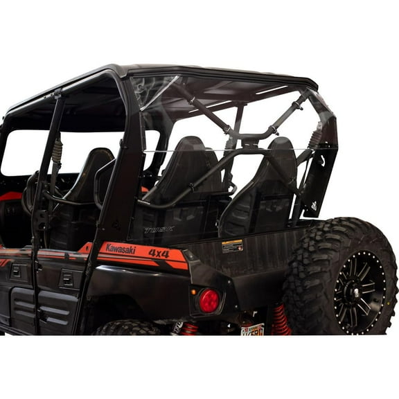 Tusk UTV Polycarb Rear Window Clear - Scratch Resistant For Kawasaki Teryx4 800 2014-2022