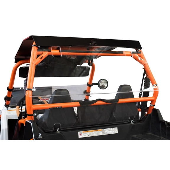 Tusk UTV Polycarb Rear Window Clear - Scratch Resistant For Polaris RZR 570 2012-2021