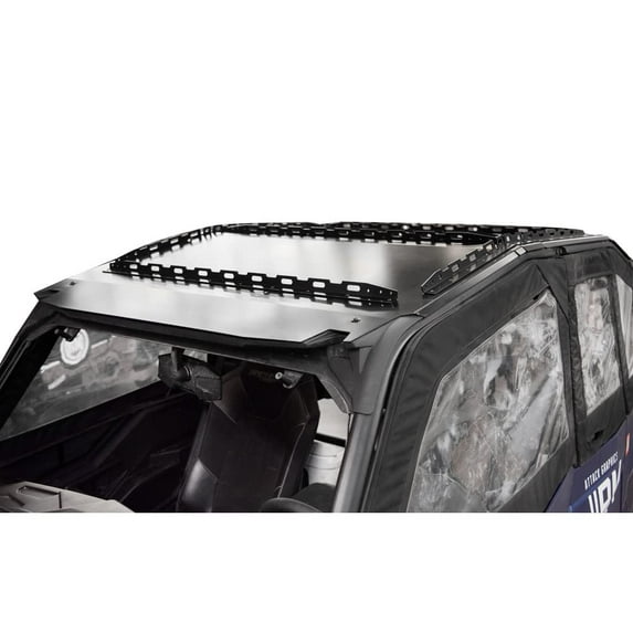 Tusk 1820940017c044-76d647 UTV Profile Aluminum Roof Roof with Tusk UTV Cargo Rack for Polaris General 4 1000 Ride Command Edition 2019,2022