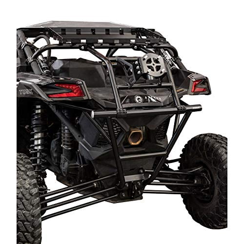 Tusk UTV Rear Bumper, Cargo Rack, and Spare Tire Carrier For CAN-AM Maverick X3 Turbo 64 Inch 2018-2020