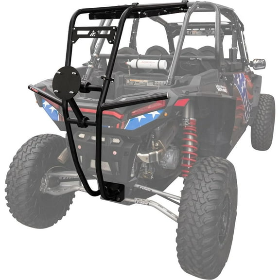 Tusk 134-914-0016 UTV Rear Bumper, Cargo Rack, and Spare Tire Carrier