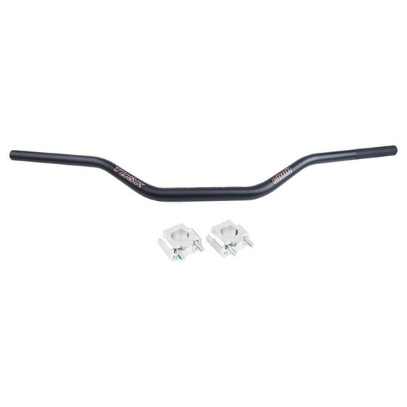 Tusk Universal Big Bar Clamp And Bar Kit Tusk Chub Big Bar Cr High Bend Black for Suzuki Tm100 1974-1975