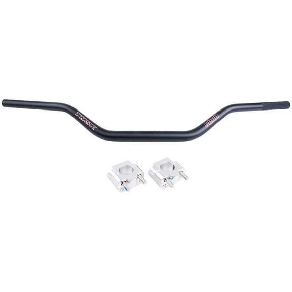 Tusk Universal Big Bar Clamp And Bar Kit Tusk Chub Big Bar Moto Bend Black for Suzuki Ds100 1978-1981