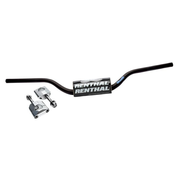 Tusk Universal Oversized Handlebar Clamp and Bar Kit Renthal FatBar Carmichael High Bend For Honda CRF450RX 2017-2023