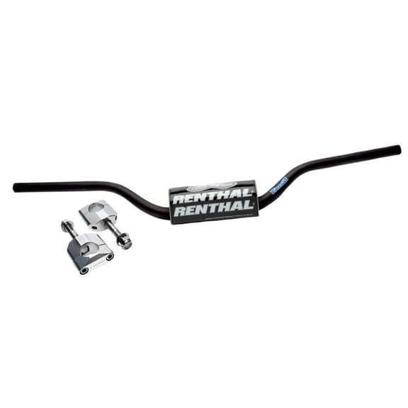 Tusk Universal Oversized Handlebar Clamp and Bar Kit Renthal FatBar Carmichael High Bend For Honda CRF450RX 2017-2023