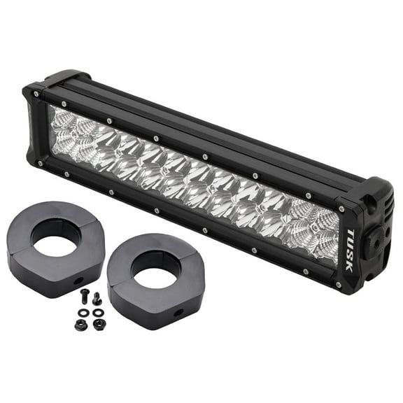 Tusk V2 LED Light Bar Kit 12" Straight For YAMAHA Wolverine X4 2018-2021