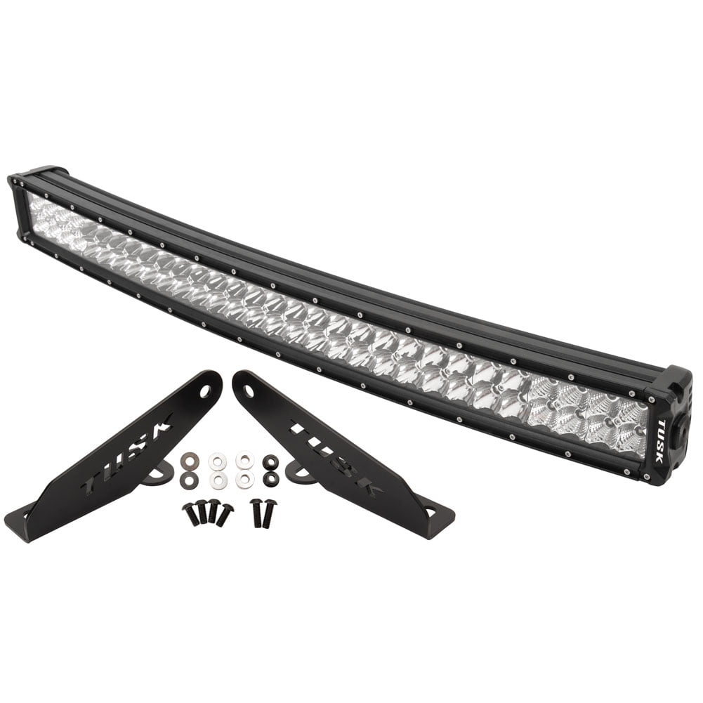 Tusk 30" Black Aluminum LED Light Bar Kit with Mounting Brackets