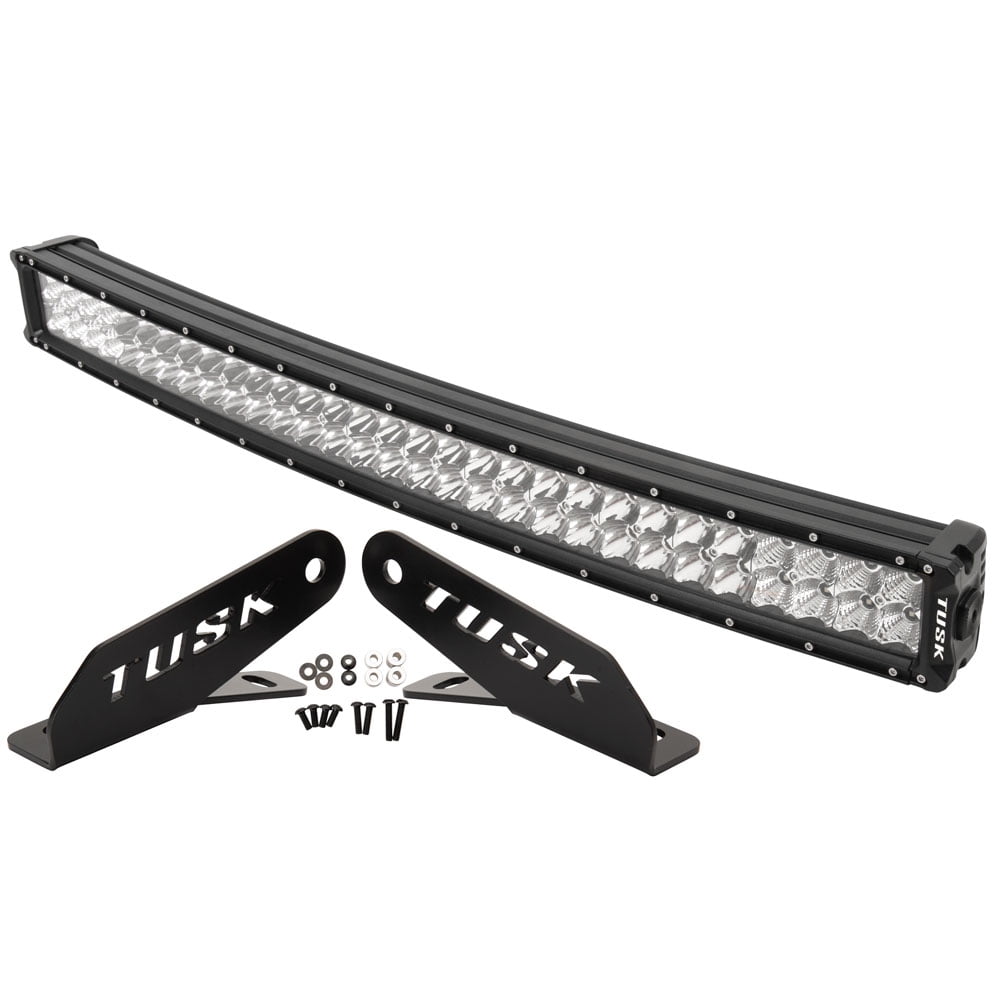 Tusk 30" Black Aluminum LED Light Bar Kit with Mounting Brackets