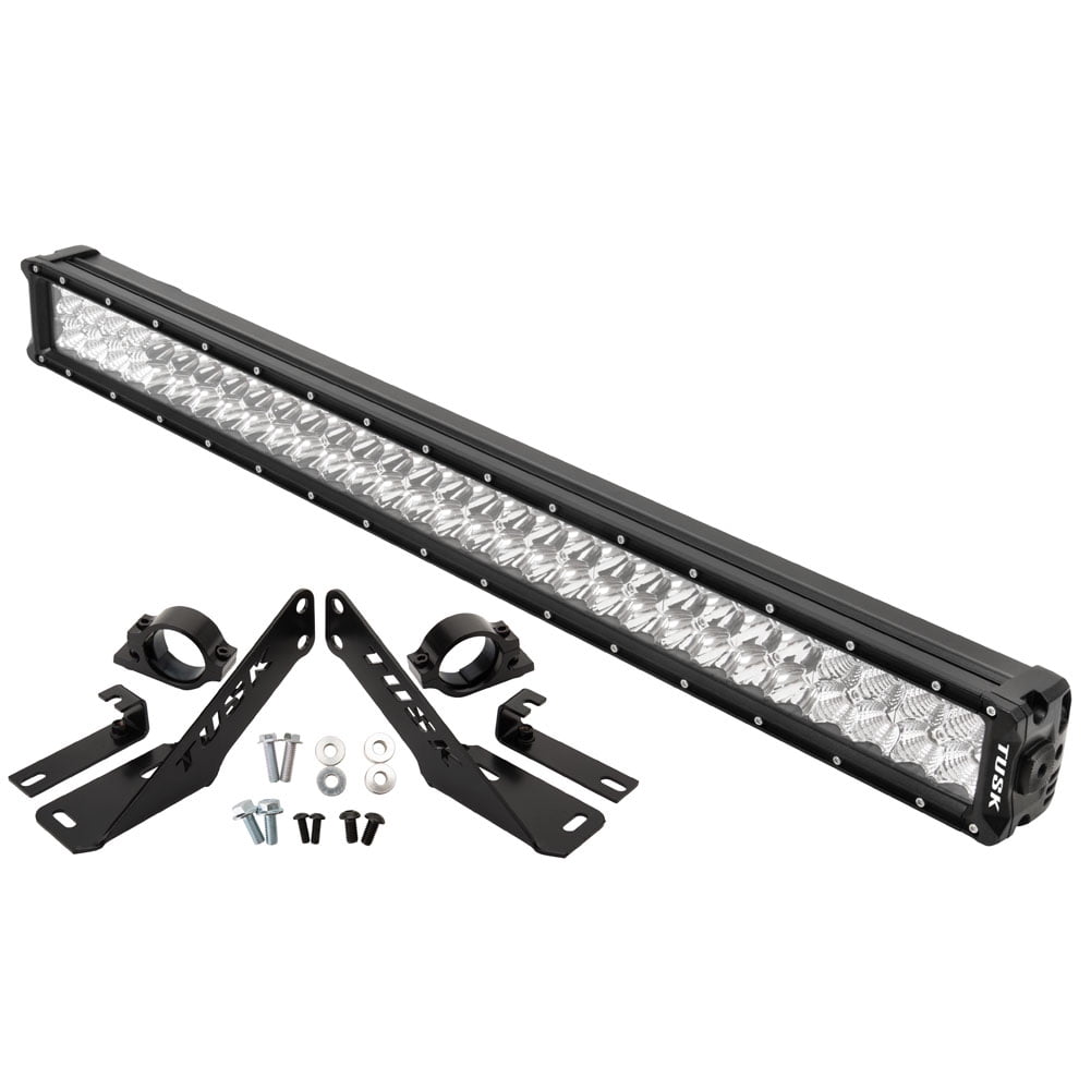 Tusk 30" Black Aluminum LED Light Bar Kit with Mounting Brackets