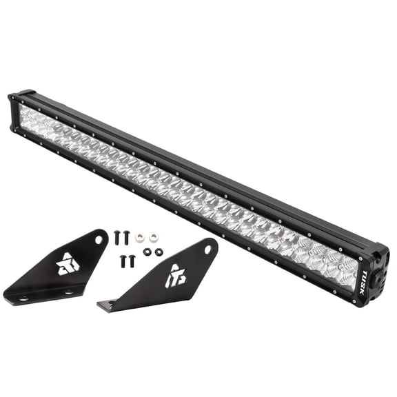 Tusk V2 LED Light Bar Kit 30" Straight For Polaris RZR Trail S 1000 Premium 2021-2023