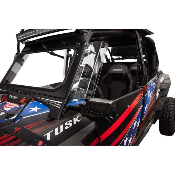 Tusk Wing Vent Kit 20 inch Wing with 1 3/4 inch Roll Cage Clamps for Polaris RZR XP 4 Turbo EPS 2016-2021
