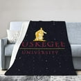 thumbnail image 1 of Tuskegee A University Logo Fleece Blanket, Very Soft Microfiber Flannel Blanket for Couch Warm and Cozy for All Seasons, 1 of 6