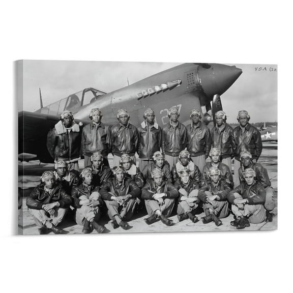 Tuskegee Airmen Poster True American Heroes (5) Home Decor Poster Wall Art Hanging Picture Print Bedroom Decorative Painting Posters Room Aesthetic 12x18inch(30x45cm)