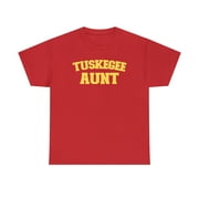 Tuskegee University Aunt Family Unisex Heavy Cotton Tee