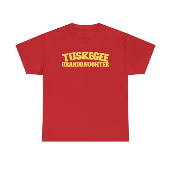 Tuskegee University Granddaughter Family Unisex Heavy Cotton Tee