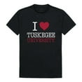 thumbnail image 1 of Tuskegee University I Love T-Shirt, Black - Large, 1 of 1