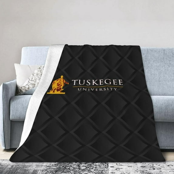 Tuskegee University Ultra-Soft Micro Fleece Blanket Soft Comfortable Flannel Blanket Available for Bed Couch Living Room