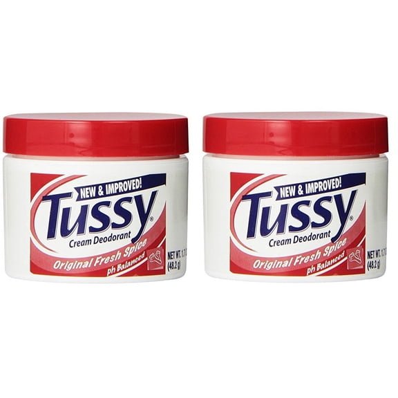Tussy Deodorant Cream, Original - 1.7 Oz (2 Pack)