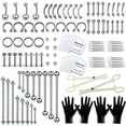 Tustrion 118PCS Nose Piercing Kits Ear Piercing Kit for All Piercings