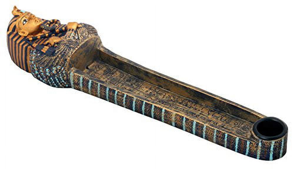Tut Coffin Incense Holder Collectible Egyptian Aroma Scent Burner