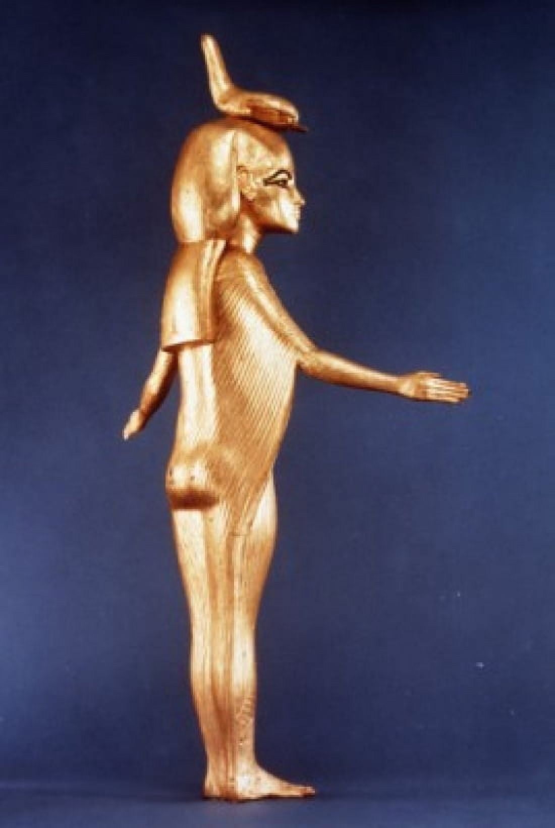 Tutankhamen Selket 1342 BC Egyptian Art Gilded wood Egyptian National Museum Cairo Egypt Canvas Art - (18 x 24)