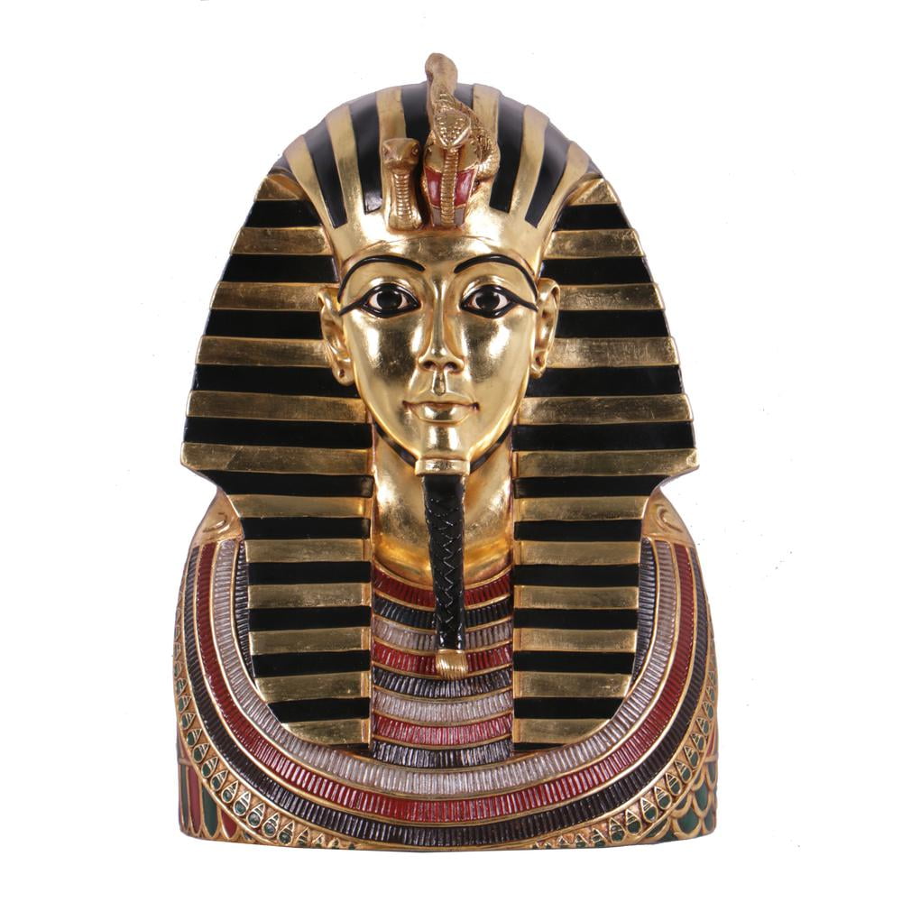 Tutankhamun Bust Egyptian Pharaoh Head Table Decoration - Walmart.com