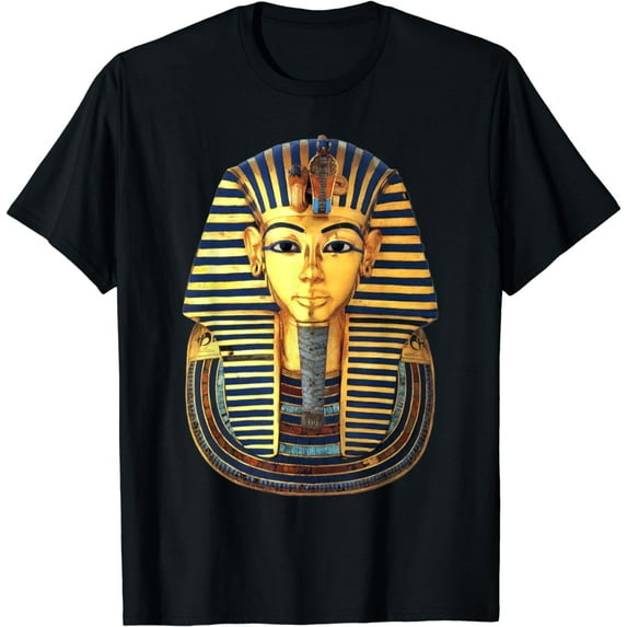 Tutankhamun Golden mask | Ancient Kemet Pharaoh King Tut T-Shirt
