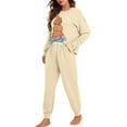 thumbnail image 1 of Tutolipy Capybara Printed Womens Pajama Sets Soft Sleepwear Casual 2 Piece Pjs Set Long Sleeve Tops Jogger Pants Pajama Sets, M, 1 of 7