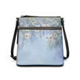 thumbnail image 1 of Tutolipy Daisy Floral Pattern Women's Crossbody Shoulder Purse, Waterproof PU Leather Adjustable Strap Women's Shoulder Crossbody Purse for Daily Use, 1 of 7