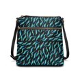 thumbnail image 1 of Tutolipy Flame Pattern Print Sling Bag, Lightweight Single Shoulder Bag PU Leather Adjustable Shoulder Strap Handbag for Travel Use Dating, 1 of 7