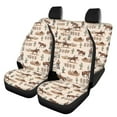 thumbnail image 1 of Tutolipy Horse Cactus Print 4 Piece Car Seat Covers Full Set, Tropical Cowboy Print Car Front and Rear Split Bench Protection Easy to Install, Universal Fit Car Interior Accessories, 1 of 3